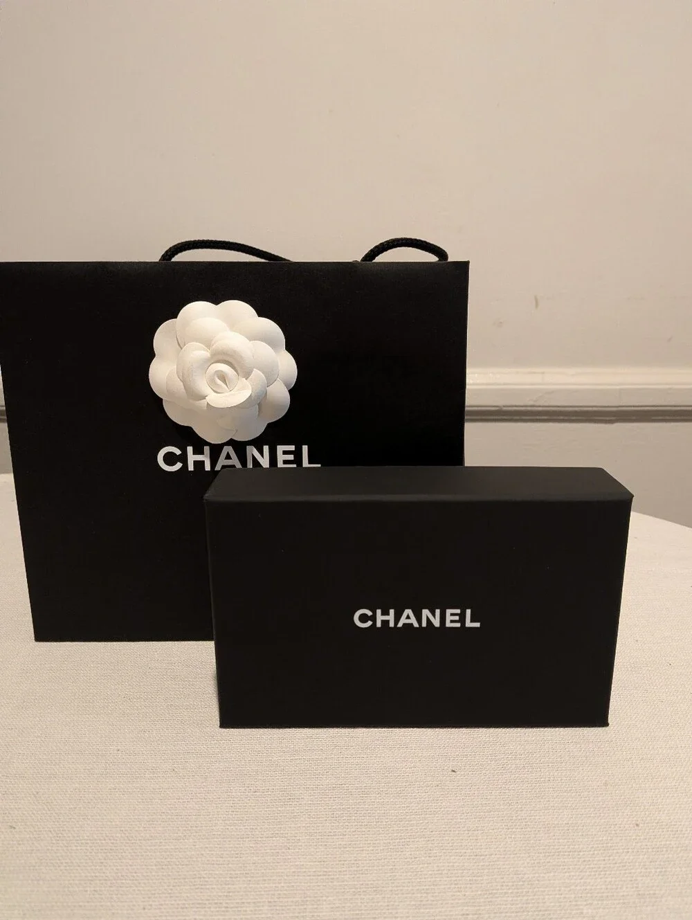 CHANEL Empty Small Box and  Shopping Bag